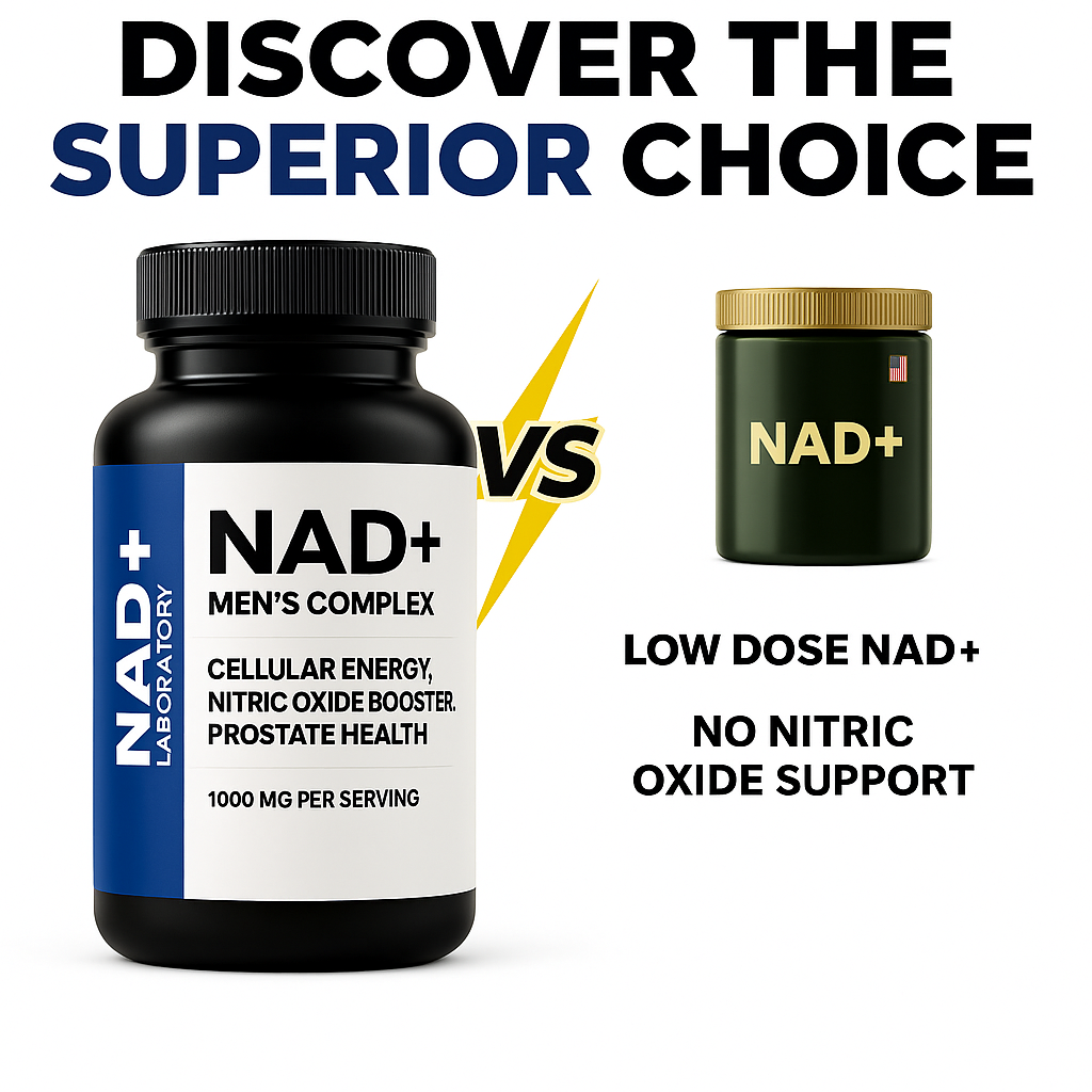 NAD+ Men’s Complex – Cellular Energy & Aging Support (60 Capsules)