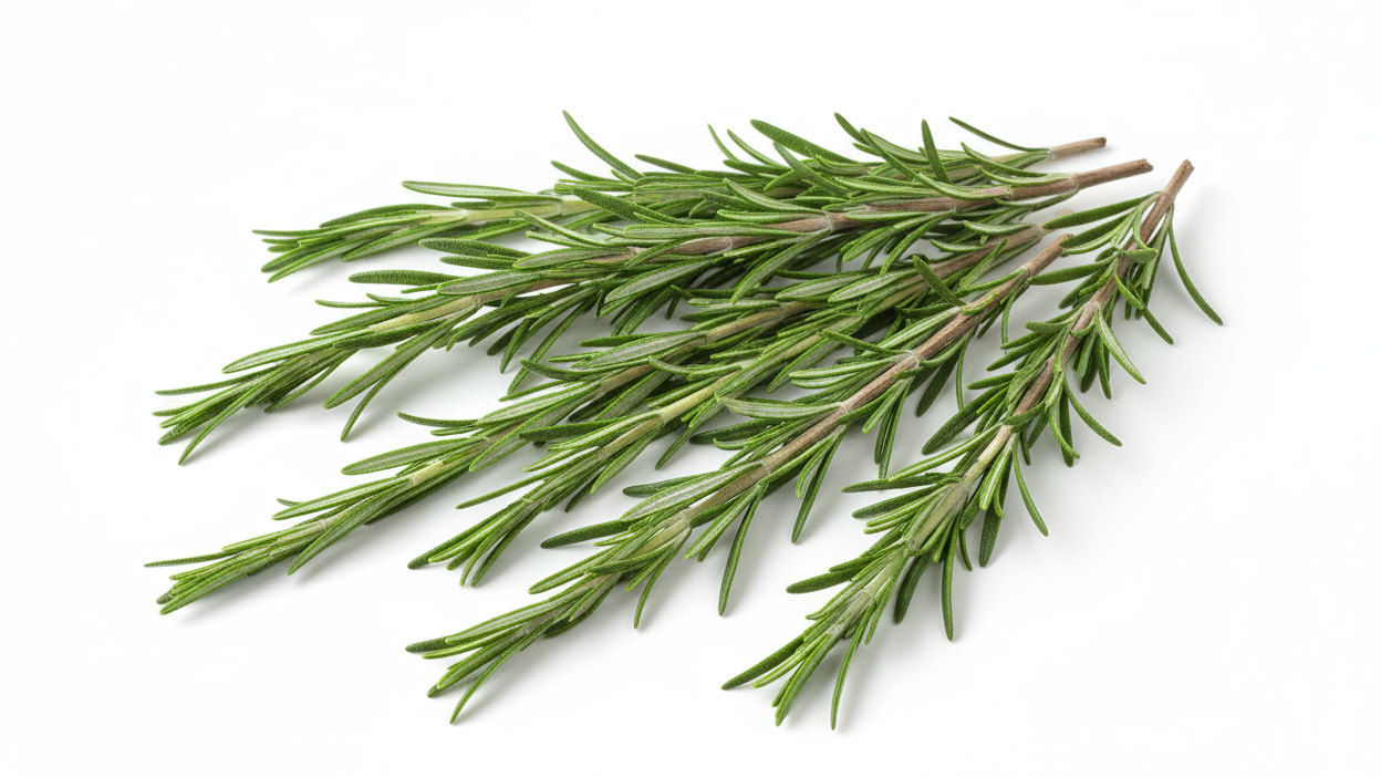 generate an image of rosemary white a plain white background 