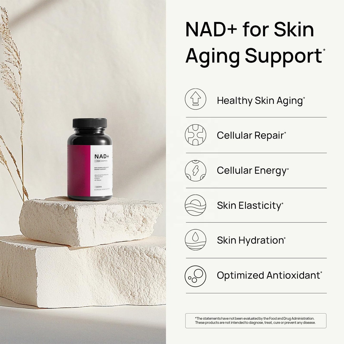 NAD+ Women's Aging Support Capsules (60 Capsules)
